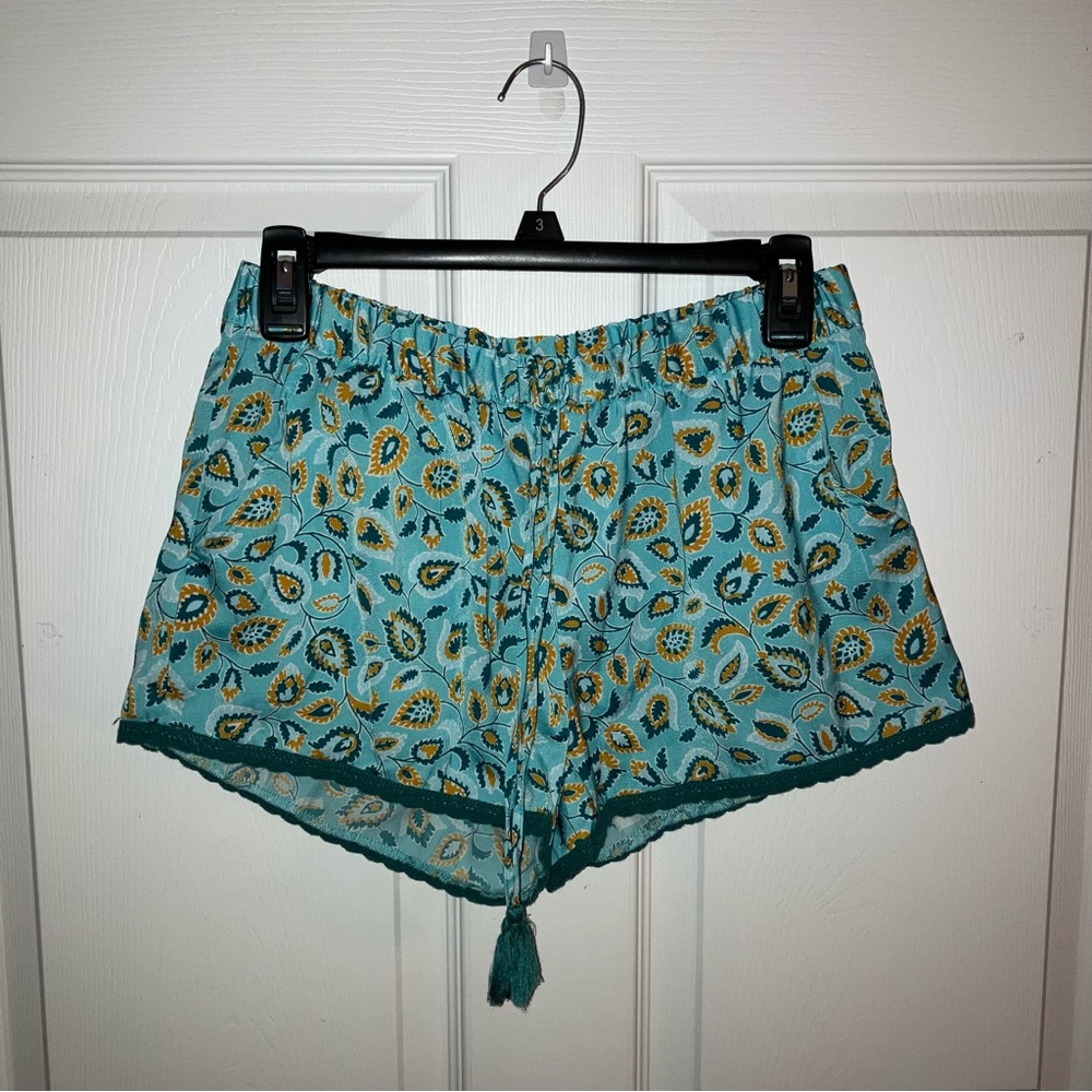 Aerie Silky Patterned Sleep Shorts
